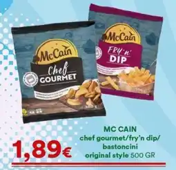Supermercati Pasquale Prisco McCain chef gourmet/fry'n dip/bastoncini offerta