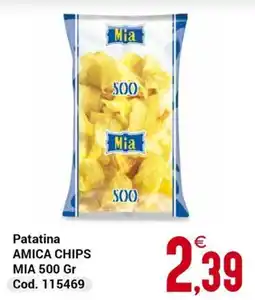Centro Cash Patatina AMICA CHIPS MIA offerta