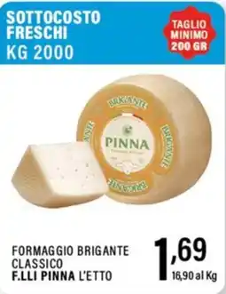 Gecop Formaggio Brigante Classico F.LLI Pinna L'Etto offerta