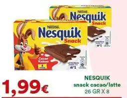 Supermercati Pasquale Prisco Nesquik snack cacao offerta