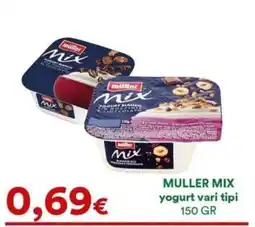 Supermercati Pasquale Prisco Muller Mix yogurt vari tipi offerta