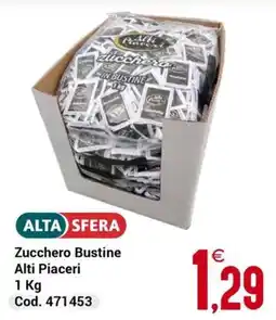 Centro Cash Zucchero Bustine Alti Piaceri offerta