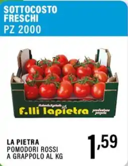 Gecop La Pietra pomodori rossi a grappolo offerta