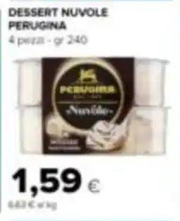 Tigre Amico Dessert nuvole Perugina offerta