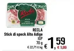 Famila Superstore Recla Stick di speck Alto Adige IGP offerta