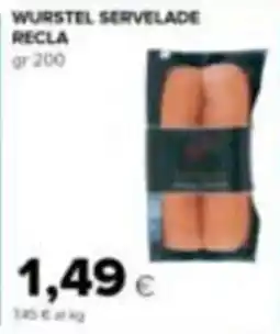 Tigre Amico Wurstel servelade Recla offerta