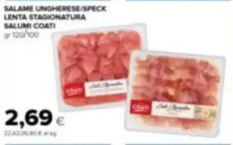 Salame ungherese speck lenta stagionatura