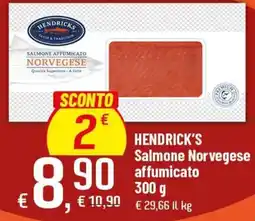 Famila Superstore Hendrick's Salmone Norvegese affumicato offerta