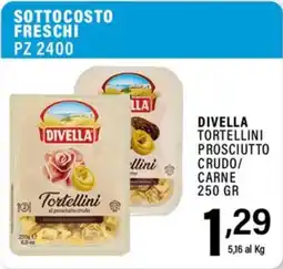 Gecop Divella Tortellini prosciutto crudo/carne offerta