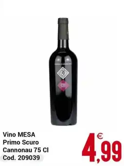 Centro Cash Vino MESA Primo Scuro offerta