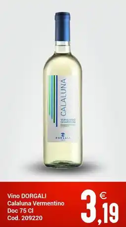 Centro Cash Vino DORGALI Calaluna Vermentino offerta