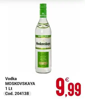 Centro Cash Vodka Moskovskaya offerta