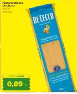 Tigre Amico Pasta di semola De Cecco offerta