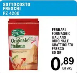 Gecop Ferrari Formaggio Italiano Originale Grattugiato Fresco offerta