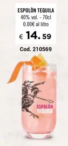 Centro Cash Espolòn tequila offerta