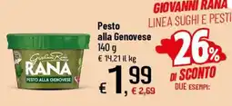 Famila Superstore Pesto alla Genovese Giovanni Rana offerta