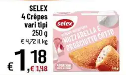 Famila Superstore Selex 4 Crêpes vari tipi offerta