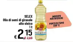 Famila Superstore Olio di semi di girasole alto oleico Selex offerta