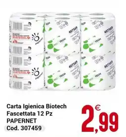 Centro Cash Carta Igiene Biotech offerta