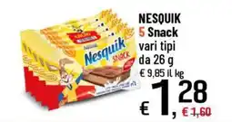 Famila Superstore Nesquik Snack offerta
