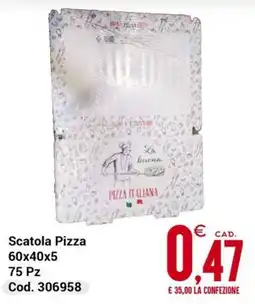 Centro Cash Scatola Pizza offerta