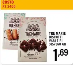 Gecop Tre Marie biscotti vari tipi offerta