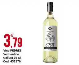 Centro Cash Vino PEDRES Vermentino offerta