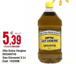 Centro Cash Olio Extra Vergine Desantis San Giovanni offerta