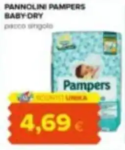 Tigre Amico Pannolini Pampers Baby-Dry offerta