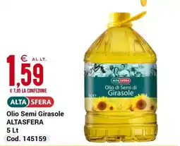 Centro Cash Olio Semi Girasole Alta Sfera offerta