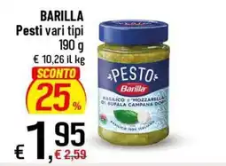 Famila Superstore Pesto Barilla offerta