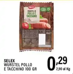 Gecop Selex wurstel pollo e tacchino offerta
