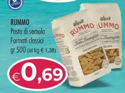 MerSi Supermercati Rummo Pasta di semola offerta