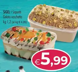 MerSi Supermercati SIGEL | Sapuriti Gelato vaschetta offerta