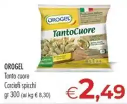 MerSi Supermercati Orogel tanto cuore carciofi spicchi offerta