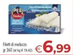 MerSi Supermercati Filetti di merluzzo Findus offerta