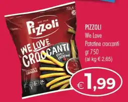 MerSi Supermercati Pizzoli We Love Patatine croccanti offerta
