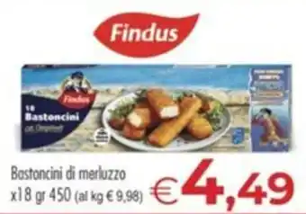 MerSi Supermercati Findus Bastoncini di merluzzo offerta