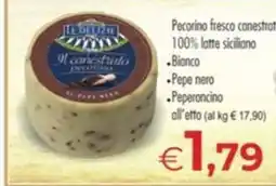 MerSi Supermercati Il canestrato pecorino offerta