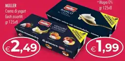 MerSi Supermercati Müller Crema di yogurt offerta