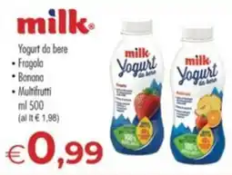 MerSi Supermercati milk Yogurt da bere offerta