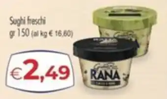 MerSi Supermercati Sughi freschi Rana offerta