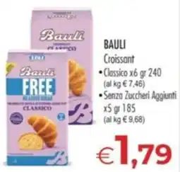 MerSi Supermercati Bauli Croissant Classico offerta