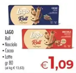 MerSi Supermercati Lago Roll Nocciola offerta