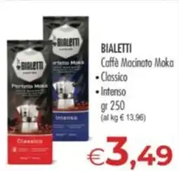 MerSi Supermercati Bialetti Caffè Macinato Moka offerta