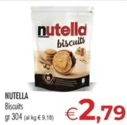 MerSi Supermercati Nutella biscuits offerta