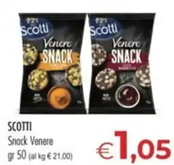 MerSi Supermercati Scotti Snack Venere offerta