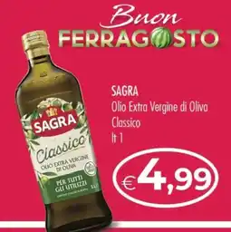 MerSi Supermercati Sagra olio extra vergine di oliva classico offerta