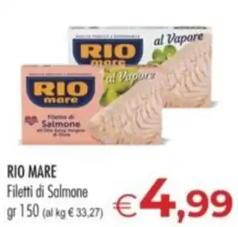 MerSi Supermercati Rio Mare Filetti di Salmone offerta