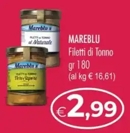 MerSi Supermercati Mareblu Filetti di Tonno offerta